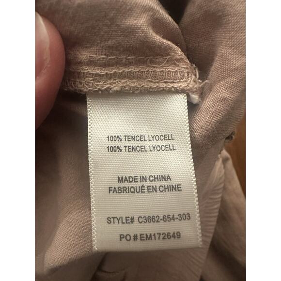 Cloth & Stone Anthropologie Women's Joggers Sz Med Beige Drawstrings 100% Tencel - Picture 7 of 12